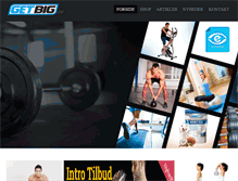 Tablet Screenshot of getbig.dk